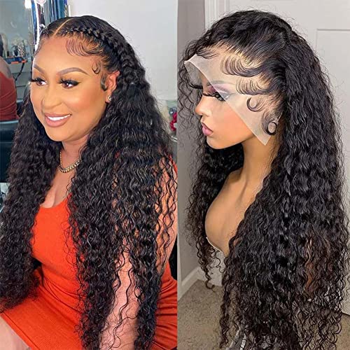 Deep Wave Human Hair Lace Front Wig