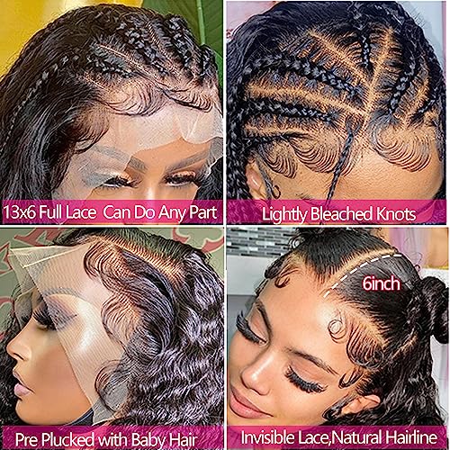 Deep wave human hair wig. - Image 2