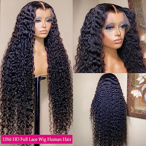 Deep wave human hair wig. - Image 4