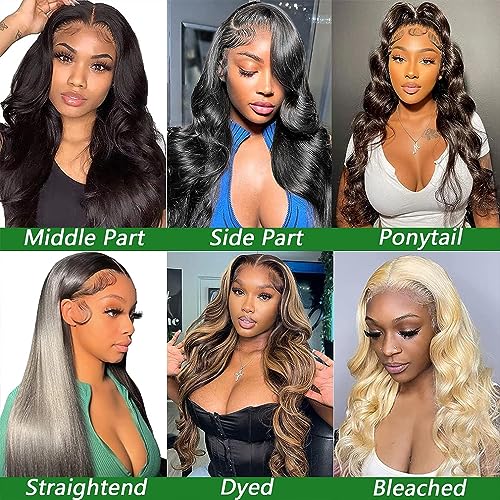 Deep wave human hair wig, loose style. - Image 6