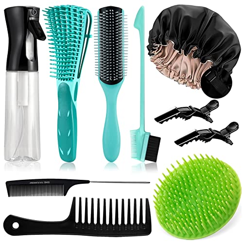 Denman Complete Hair Brush Set for All Hair Types Durable 5 Piece Collection