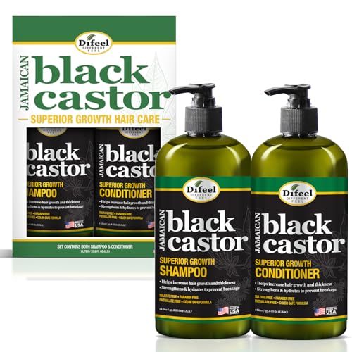 Difeel Black Castor Oil Shampoo ? Strengthens and nourishes hair.