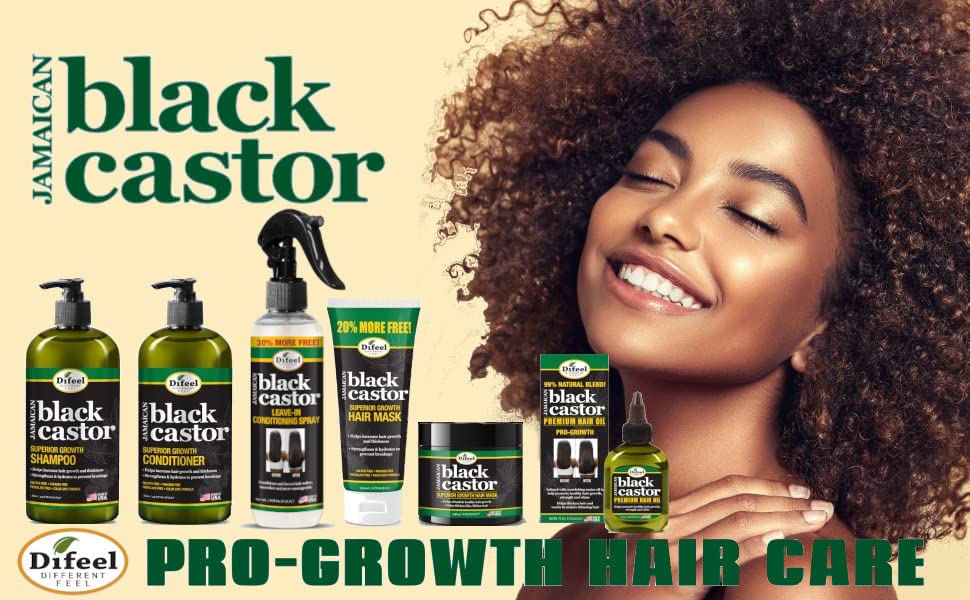 Difeel Black Castor Oil Shampoo ? Strengthens and nourishes hair. - Image 8