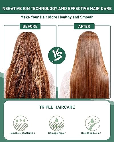 Downtown Hair Brush for Fast Hair Straightening, 10-Inch Size - Image 2