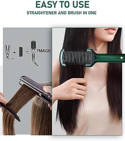 Downtown Hair Brush for Fast Hair Straightening, 10-Inch Size - Image 3