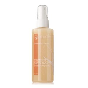 Dry shampoo doubles as effective hair spray.