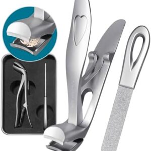 Ergonomic Adaptive Nail Clippers for Disabilities Easy Grip Design