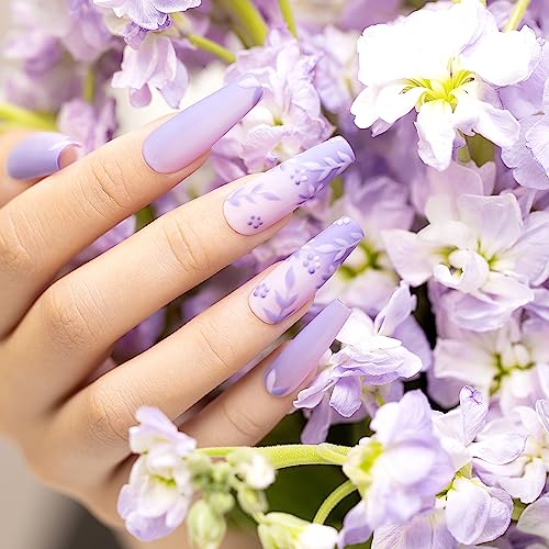 Gel polish in vibrant violet shade. - Image 3