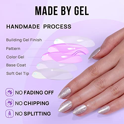 Glitter stick-on nails for easy, sparkly manicures. - Image 3
