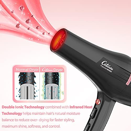 Gold and hot blow dryer for quick, sleek styling. - Image 2