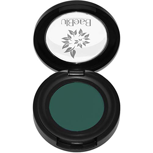 Green eyeshadow made with organic ingredients. - Image 2