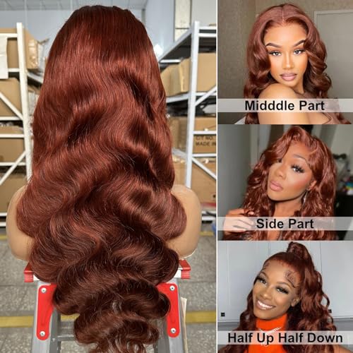 Green Lace Front Human Hair Wig - Image 4