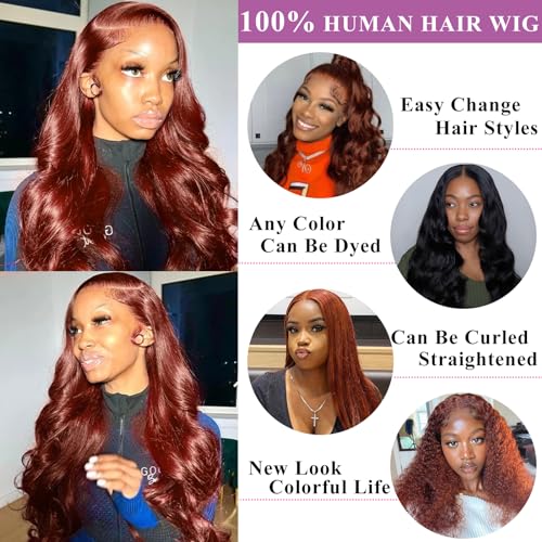Green Lace Front Human Hair Wig - Image 5