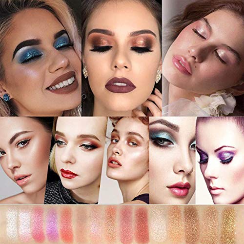 Grey eyeshadow with shimmer. - Image 9