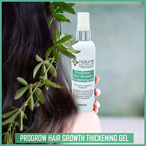Natural Hair Growth Gel for Thicker Hair, 8 oz bottle - Image 2