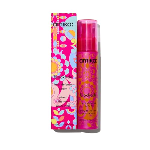 Hair serum doubles as heat protectant for styling.