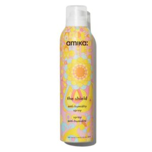 Hair spray that reduces humidity for frizz-free hair.