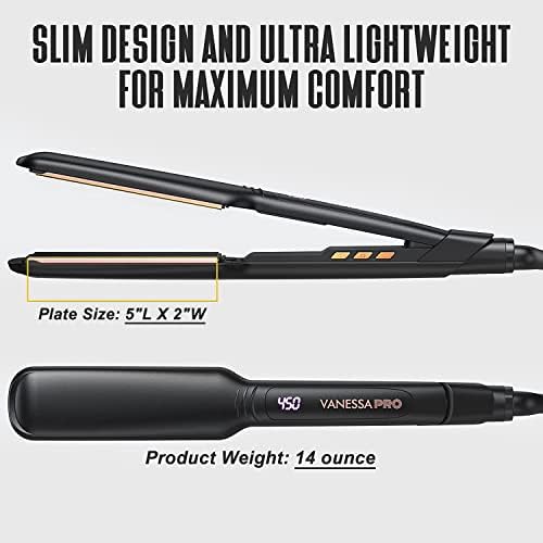 Professional Ceramic Flat Iron and Powerful Blow Dryer Styling Set - Image 5