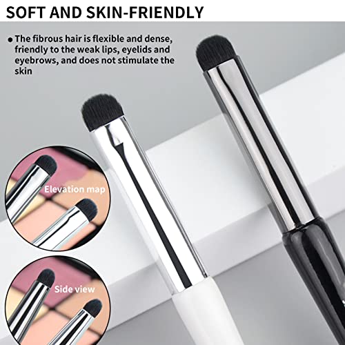 High-quality natural hair lip brush for precise application. - Image 2