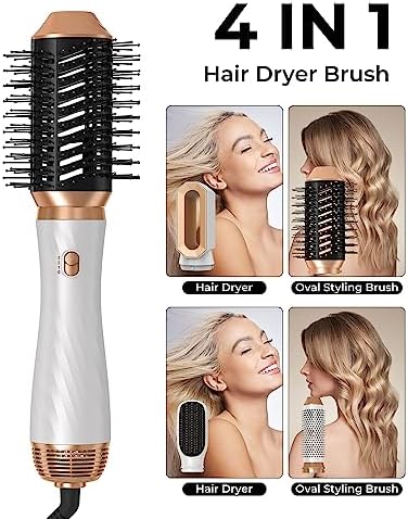 Hot Tools 1.5 Inch Black Gold Volumizer Blow Dryer Brush for Effortless Styling - Image 2