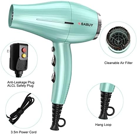 Hsi Professional 1875 Watt Ionic Hair Dryer for Fast, Effortless Styling - Image 4