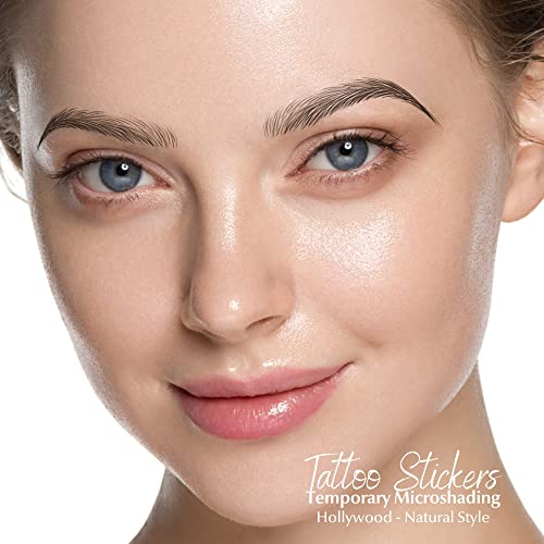 Human hair false eyebrows for natural look. - Image 8