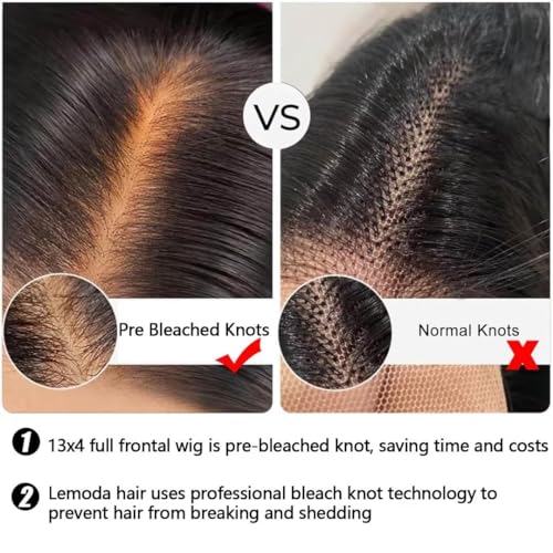 Human hair full lace front wig. - Image 3