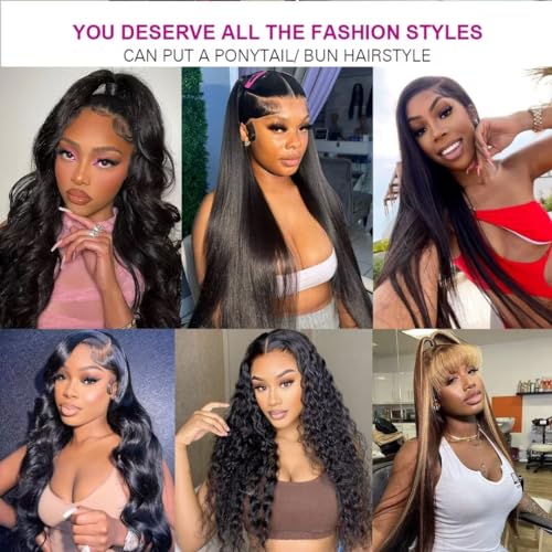 Human hair full lace front wig. - Image 6