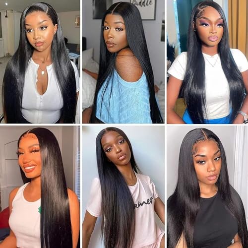 Human hair full lace front wig. - Image 8
