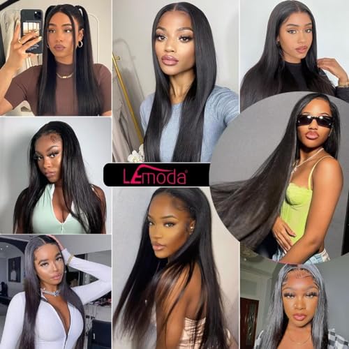 Human hair full lace front wig. - Image 9