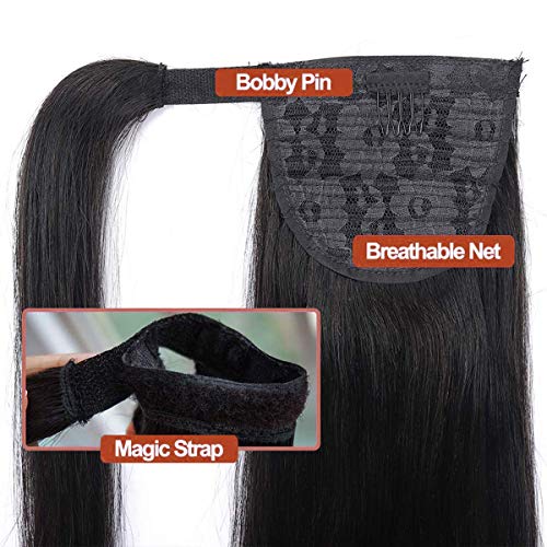 Human hair instant ponytail extension. - Image 3
