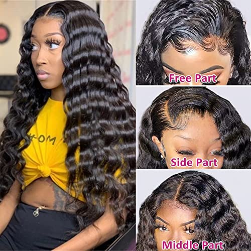 Human hair wig with cap weave design. - Image 2