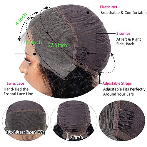 Human hair wig with cap weave design. - Image 5