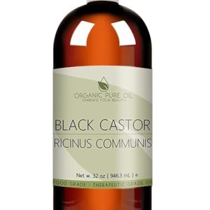 Tropic Isle Living Jamaican Black Castor Oil Hair Food 4 oz Jar for Healthy Growth