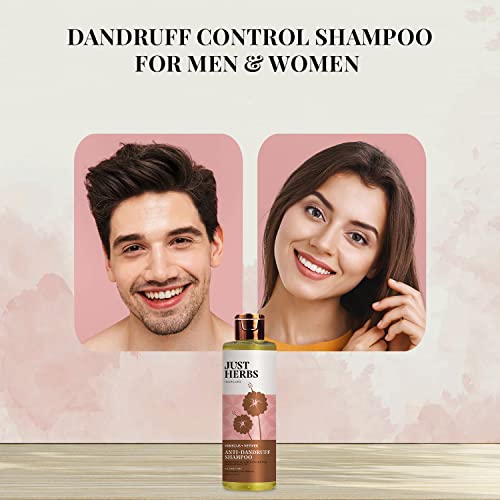 Just Herbs Dandruff Shampoo ? Eliminates Flakes & Soothes Scalp - Image 7