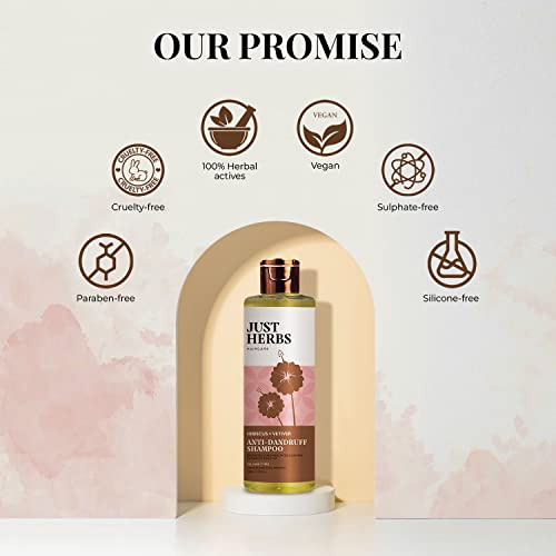 Just Herbs Dandruff Shampoo ? Eliminates Flakes & Soothes Scalp - Image 9