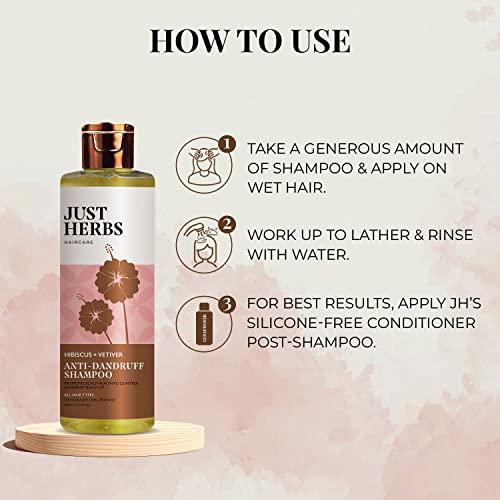 Just Herbs Dandruff Shampoo ? Eliminates Flakes & Soothes Scalp - Image 6