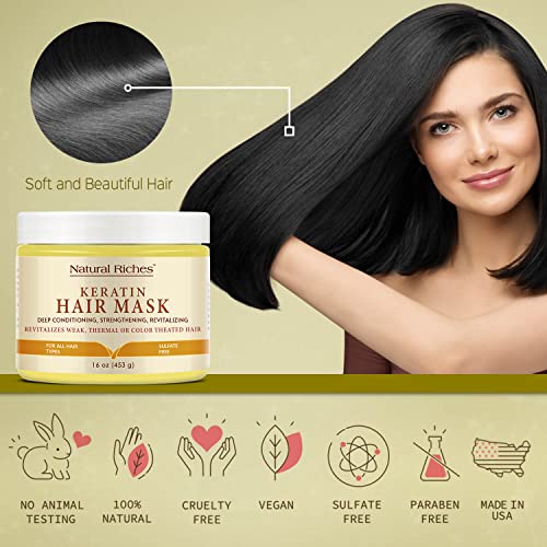 Keratin Hair Mask with Vitamins - Image 8