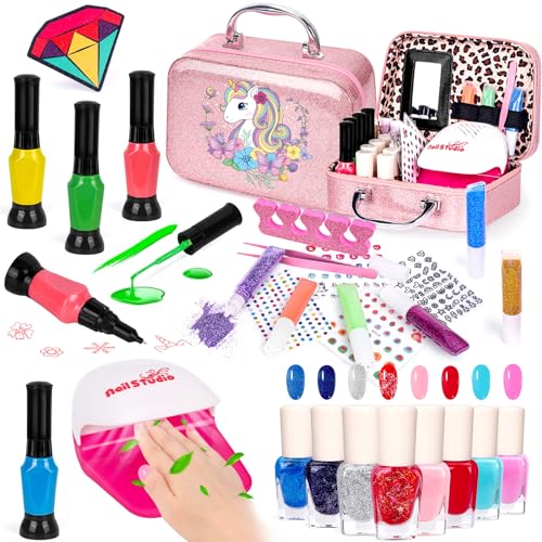 Kid-friendly nail polish for safe and fun playtime.