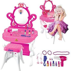 Kids Pretend Play Hair Dryer Set with Accessories for Creative Imagination
