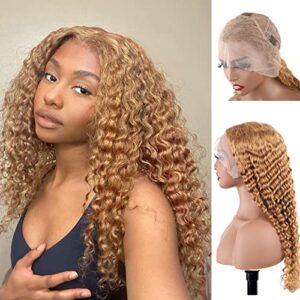 18 Inch Light Brown Human Hair Wig - Natural Look & Feel, Medium Size