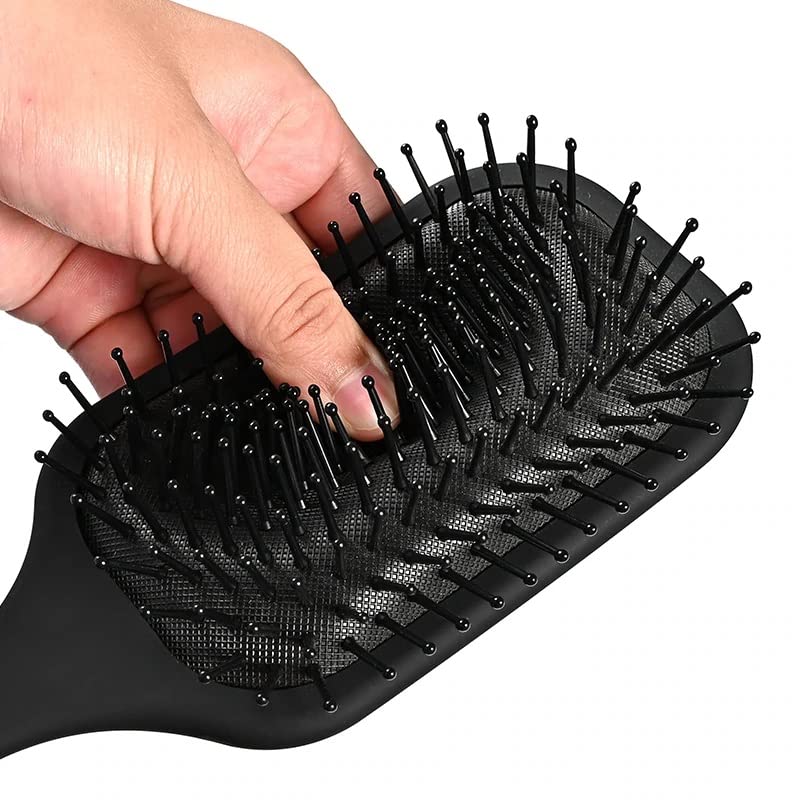 Gentle Soft Bristle Detangling Brush for Long Hair, Effortless Combing - Image 3