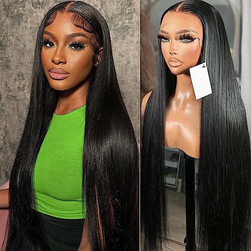 Long human hair wig, high quality.