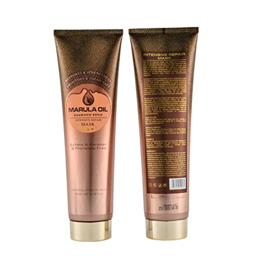 Luxurious diamond-infused mask for shiny, healthy hair.