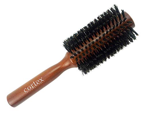 Men's 9-inch Boar Bristle Grooming Brush for Smooth Styling and Beard Care