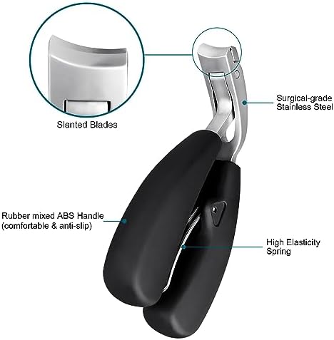 Nail clippers with diamond coating for precision cutting. - Image 2