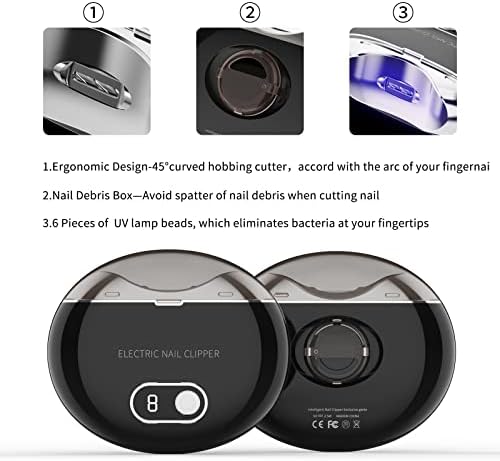 Nail clippers with sensory features. - Image 4