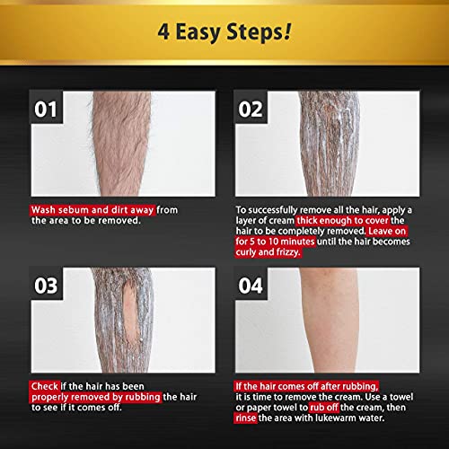 Nair Men's 13 oz Extra Strength Body Hair Removal Cream for Smooth Skin - Image 2
