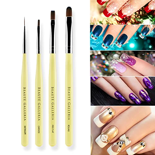 Natural hair brush for gel nails. - Image 4
