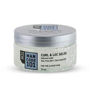 Natural hair gel made from chia seeds.